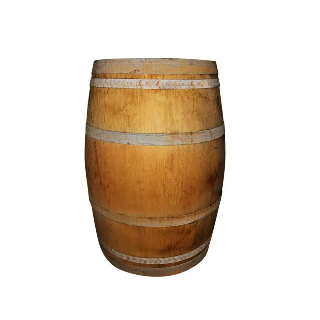 Handgefertigter Weinschrank aus Barriquefass: Exklusive Weinlagerung für 12 Flaschen