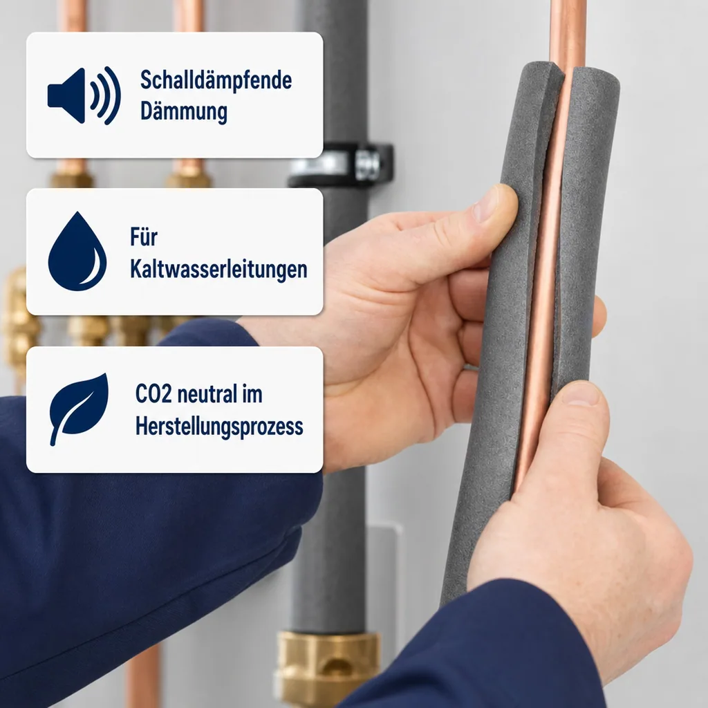 CLIMAFLEX® 2m Isolierschlauch Ø 42 mm x 25 mm Dämmung 50% Cu GEG