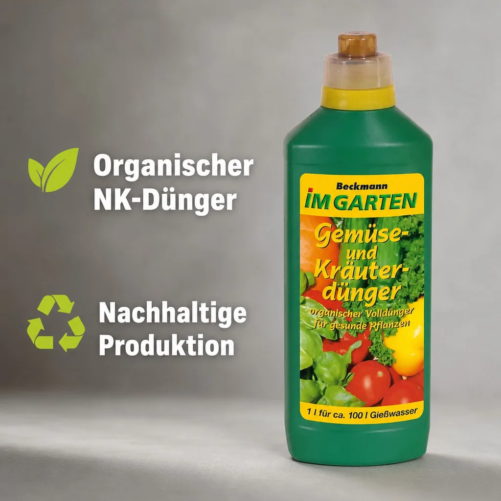 Gemüsedünger, 1 Liter Kräuterdünger, Flüssigdünger, Organischer Dünger