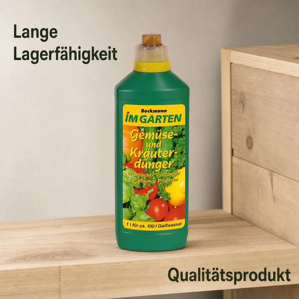Gemüsedünger, 1 Liter Kräuterdünger, Flüssigdünger, Organischer Dünger