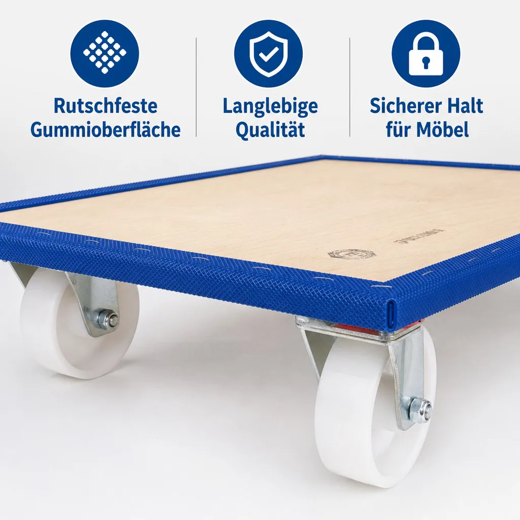 Möbelroller 500 kg, Schwerlast, Transportroller Möbel