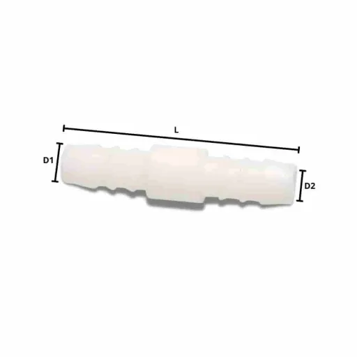 Schlauchverbinder 8mm, Kunststoff Schlauchkupplung