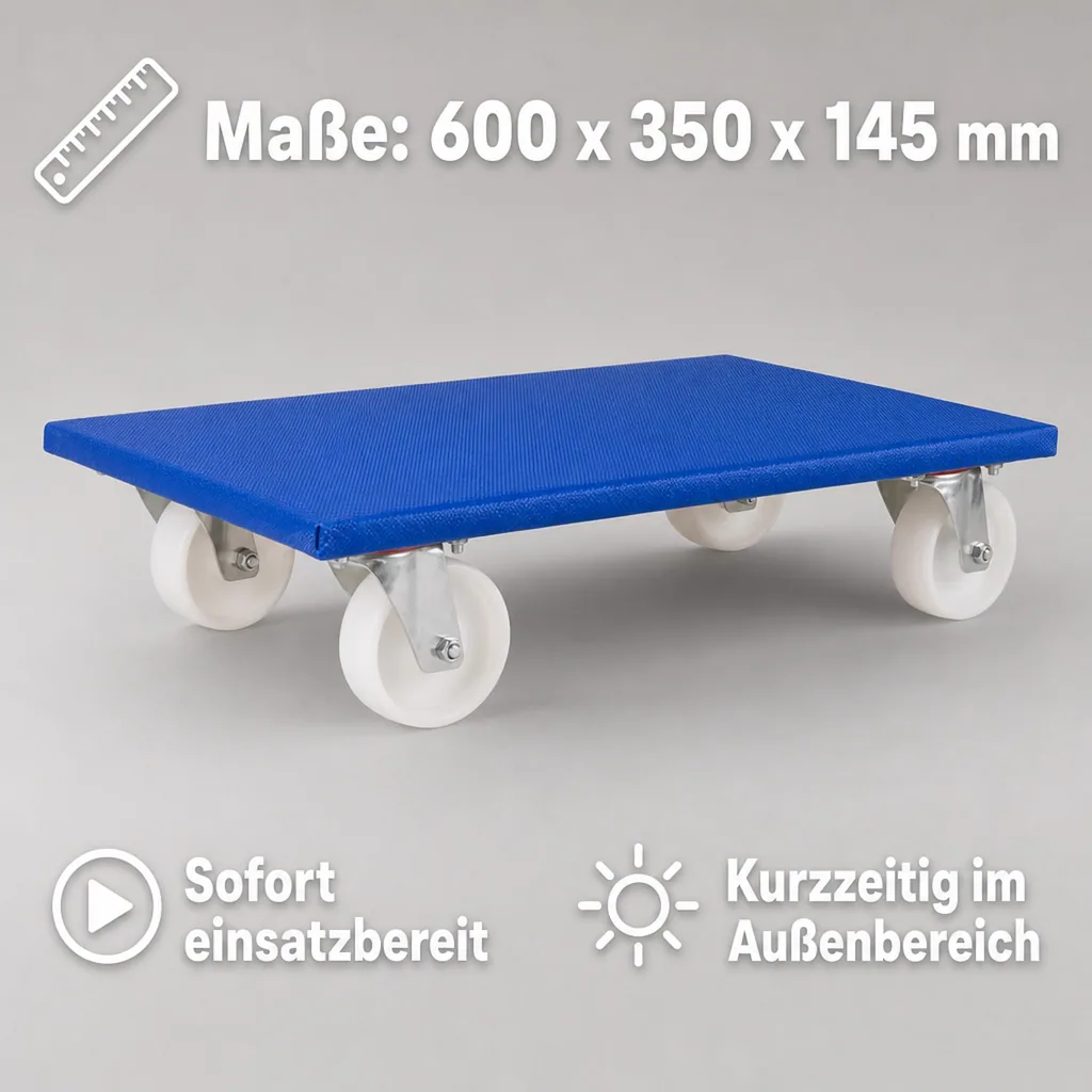 Möbelroller 500kg, Transportroller, Schwerlast, Lenkrollen