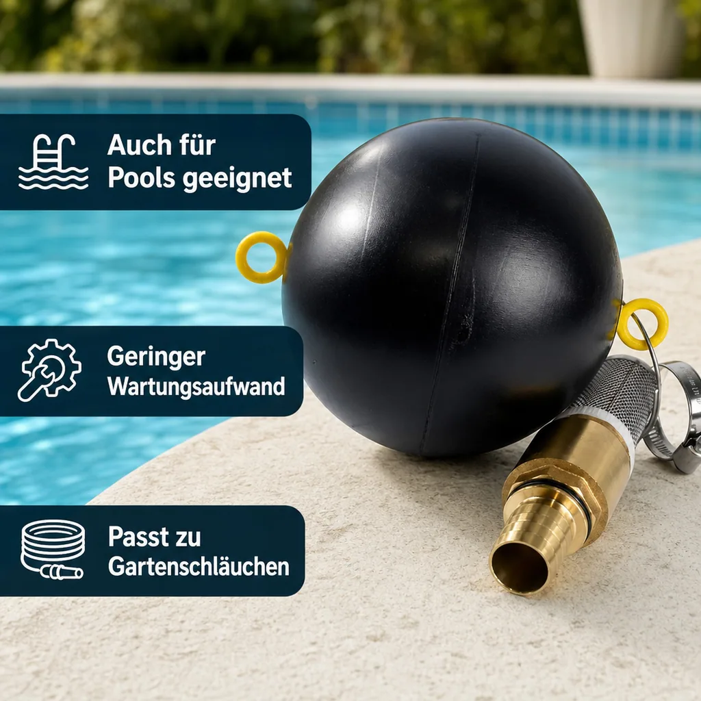 Schwimmende Entnahme, Schwimmender Ansaugfilter, Edelstahl Filter