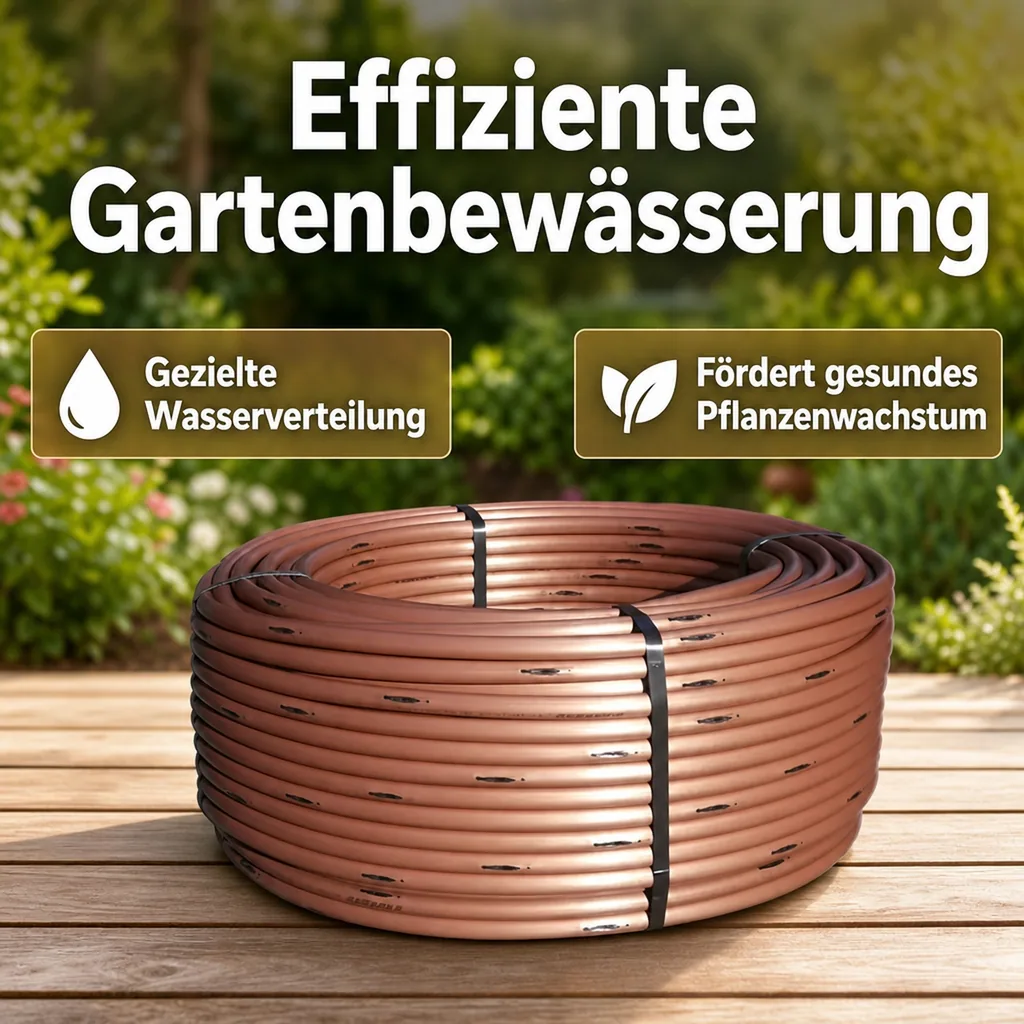 Rainbird Tropfrohr 100m, unterirdische Tropfbewässerung, 16 mm, bis 4 bar