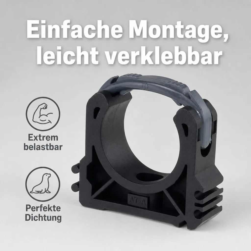 PVC-U Rohrklemme 63 mm