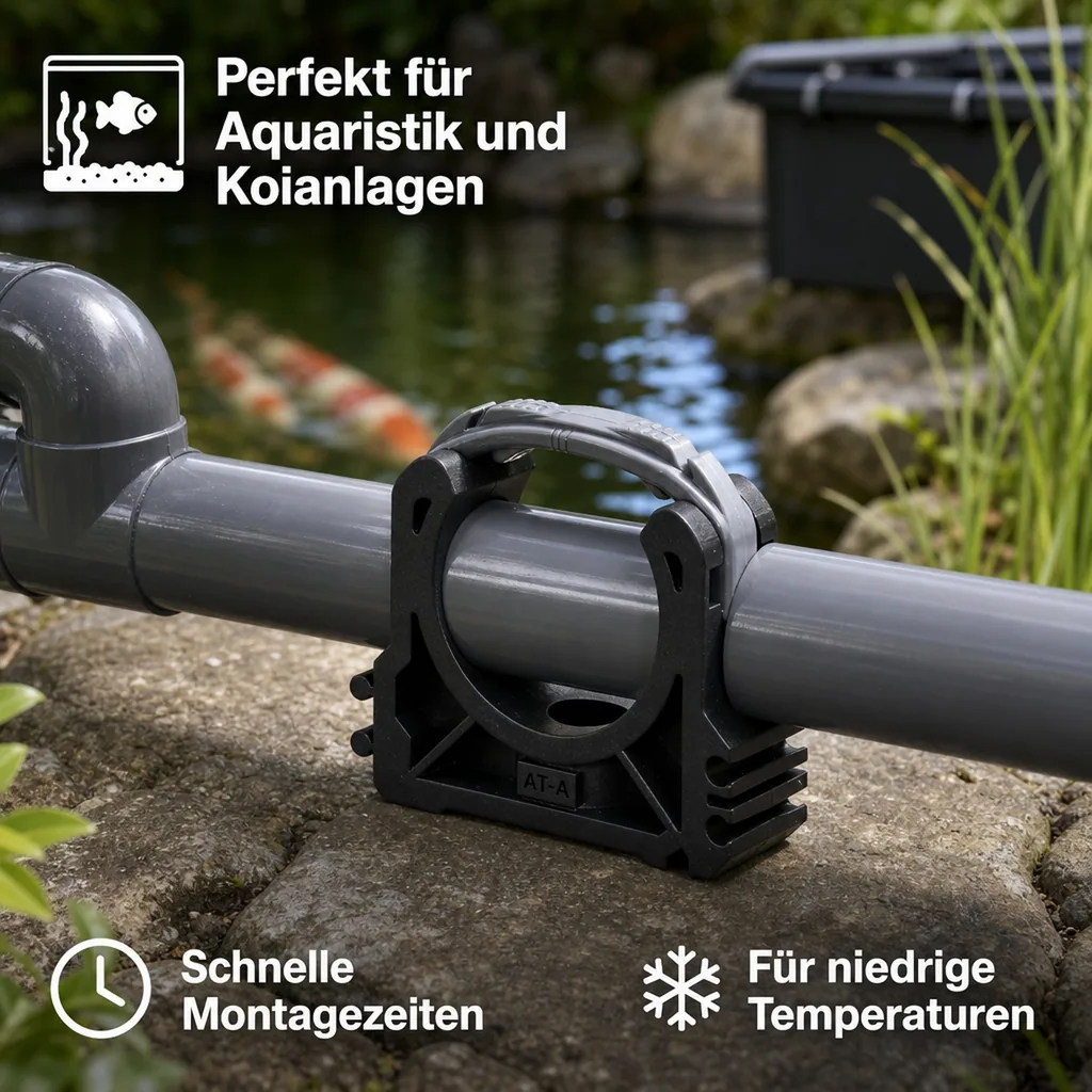 PVC-U Rohrklemme 63 mm