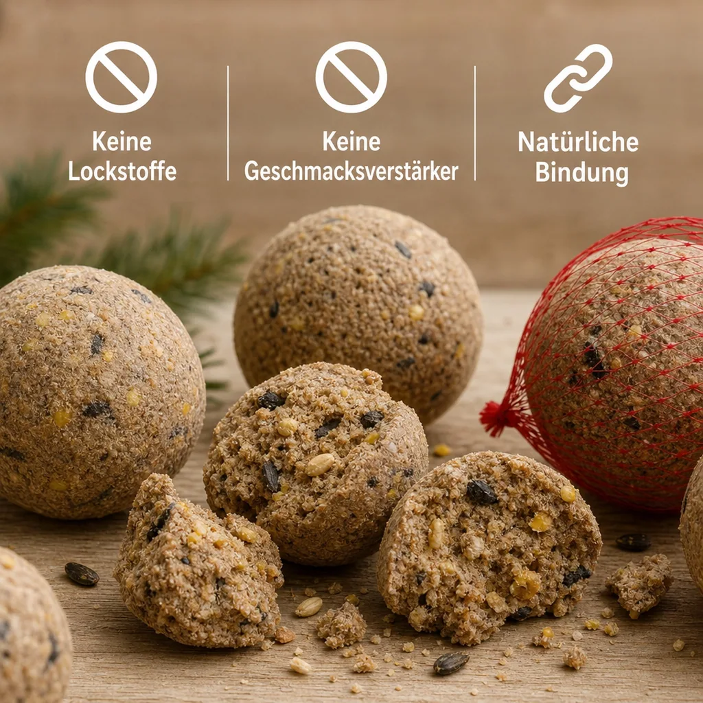 Meisenknödel Premium mit Insekten 200 x ca.90 Gramm mit Netz