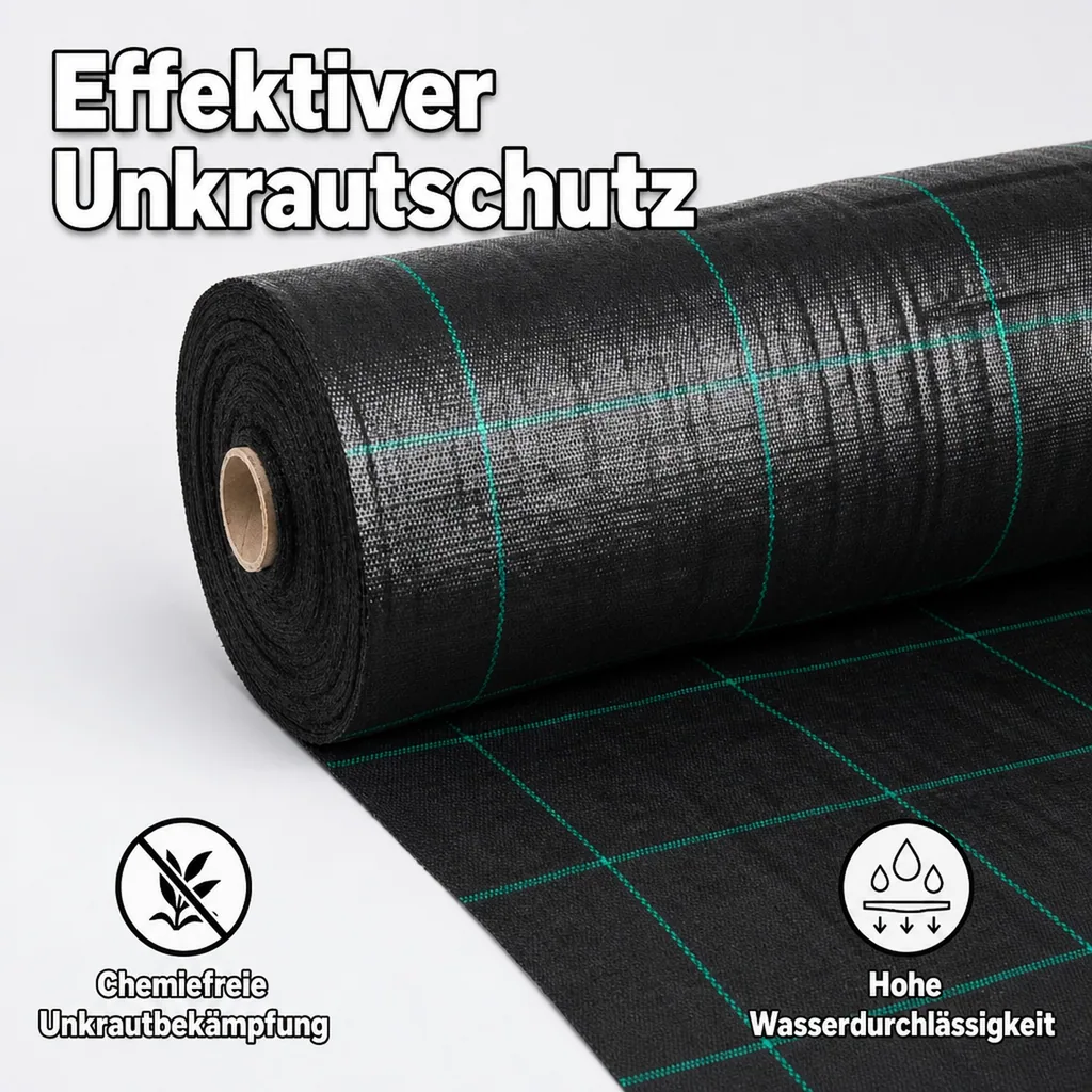 Bodengewebe, Abdeckvlies 1x30m, 100g/m², Unkrautvlies