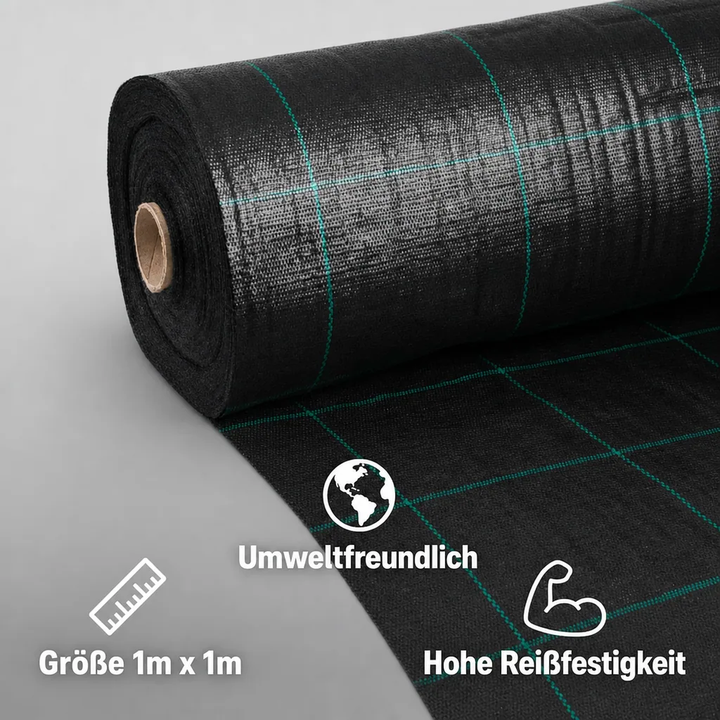Bodengewebe, Unkrautvlies 1m x 1m, 100g/m²