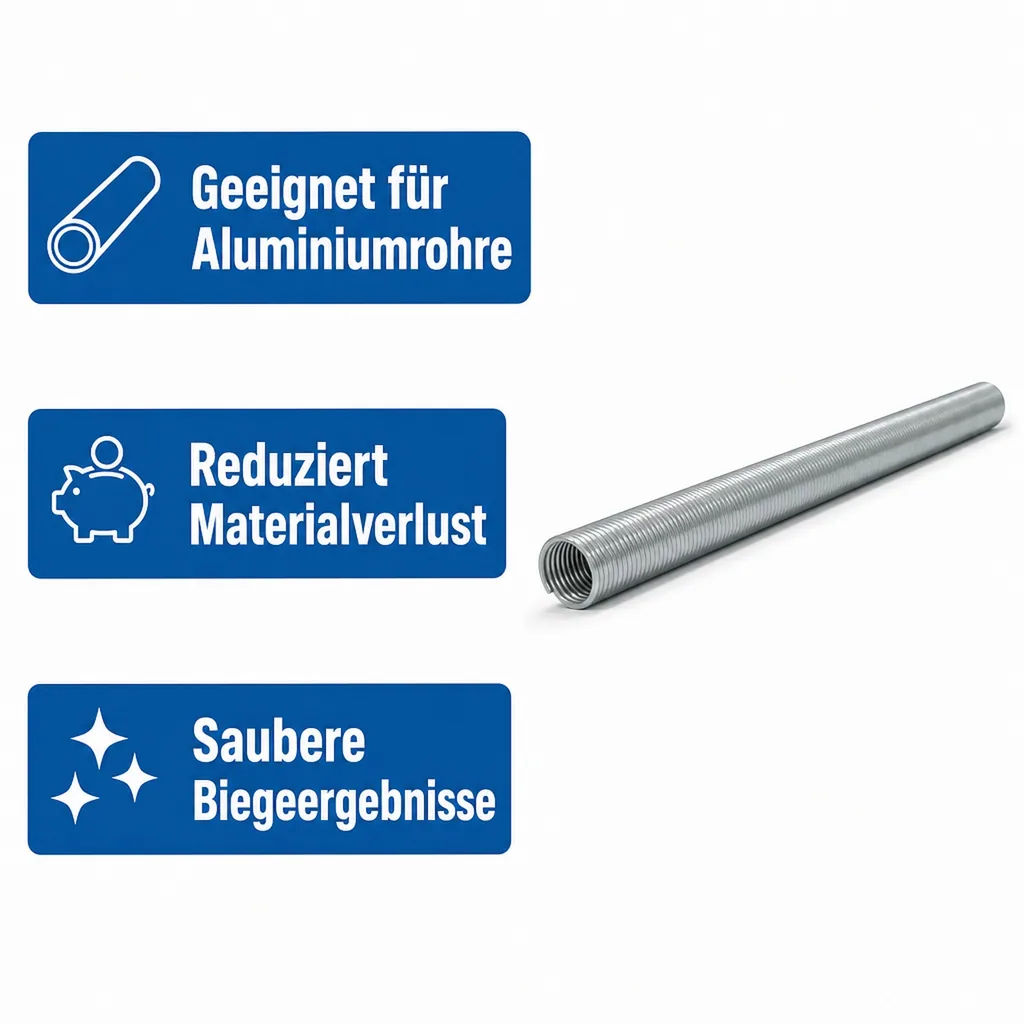 Biegefeder 16mm, Außenbiegefeder, Rohr biegen
