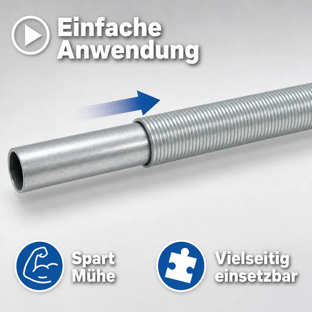 Biegefeder 16mm, Außenbiegefeder, Rohr biegen