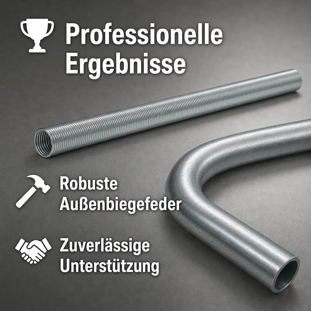 Biegefeder 16mm, Außenbiegefeder, Rohr biegen