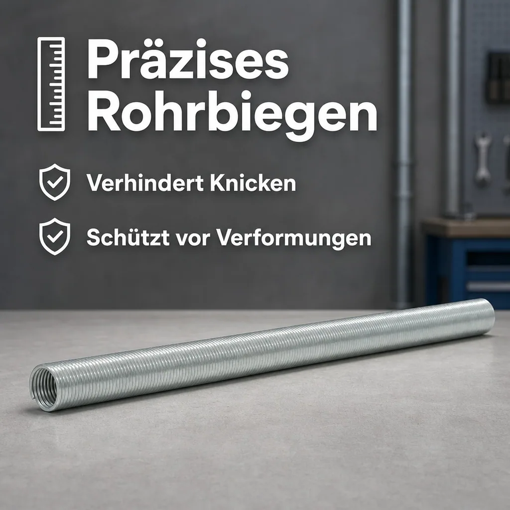 Biegefeder 16mm, Außenbiegefeder, Rohr biegen