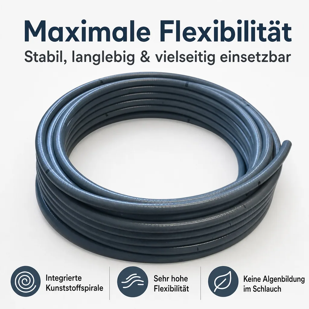1m PVC Adhesive Flex Hose 50 mm Outer Diameter