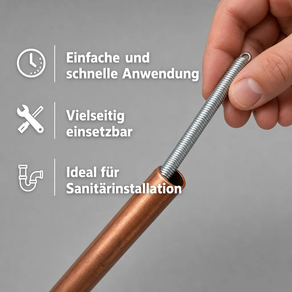 Biegefeder 20mm, Innenbiegefeder, Werkzeug, Präzisionsfeder