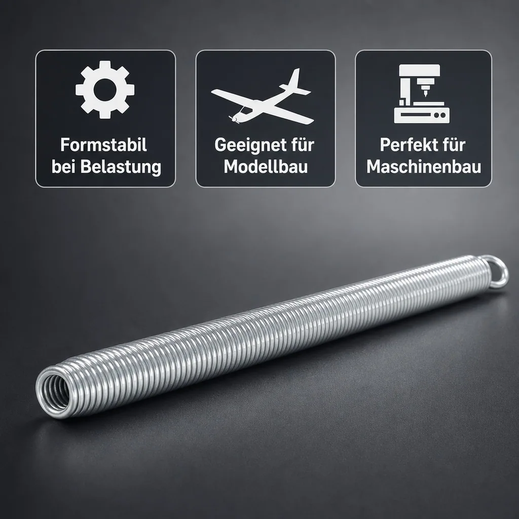 Biegefeder 20mm, Innenbiegefeder, Werkzeug, Präzisionsfeder