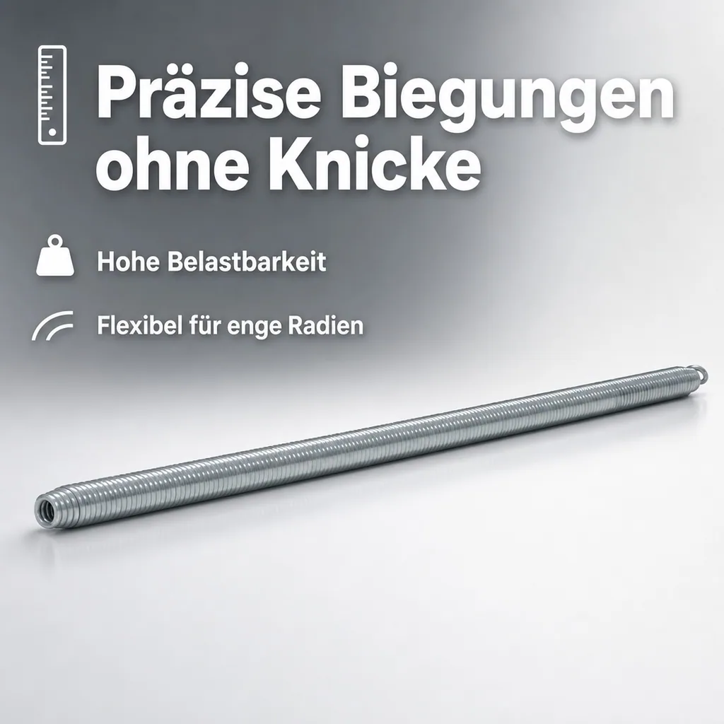 Biegefeder 20mm, Innenbiegefeder, Werkzeug, Präzisionsfeder