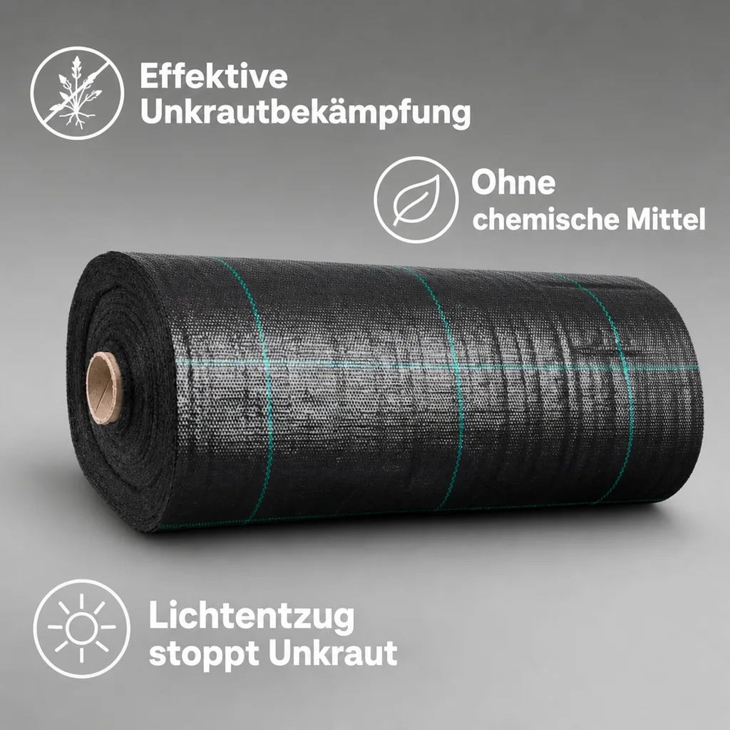 Ground Fabric Weed Control Fleece 1 Meter x 90 Meter 100g/m²