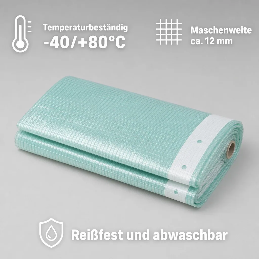 Gitterfolie m. Nagelrand 4 Breite x 1 Meter