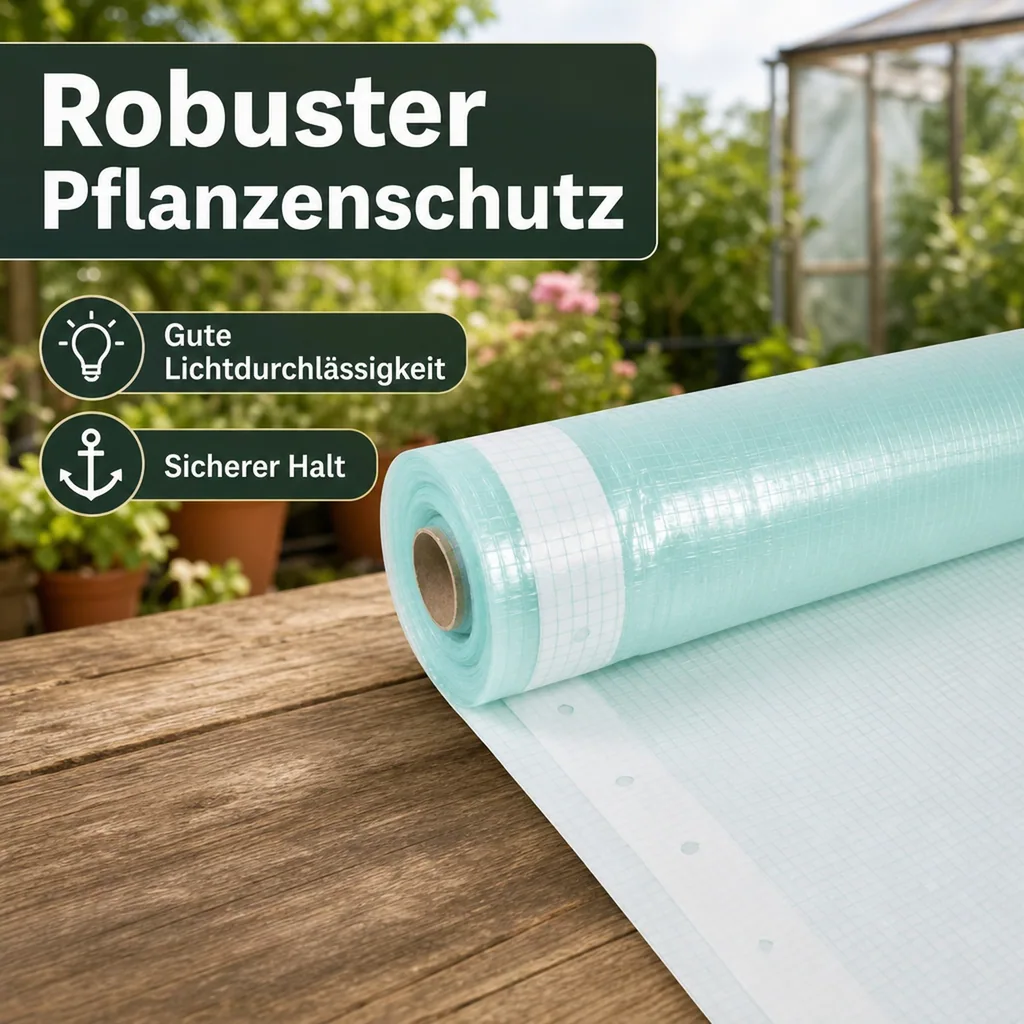 Gitterfolie mit Nagelrand, 4m x 20m, Reißfest und UV-stabil