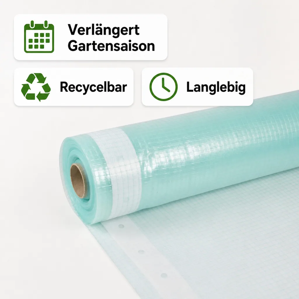 Gitterfolie mit Nagelrand, 4m x 20m, Reißfest und UV-stabil