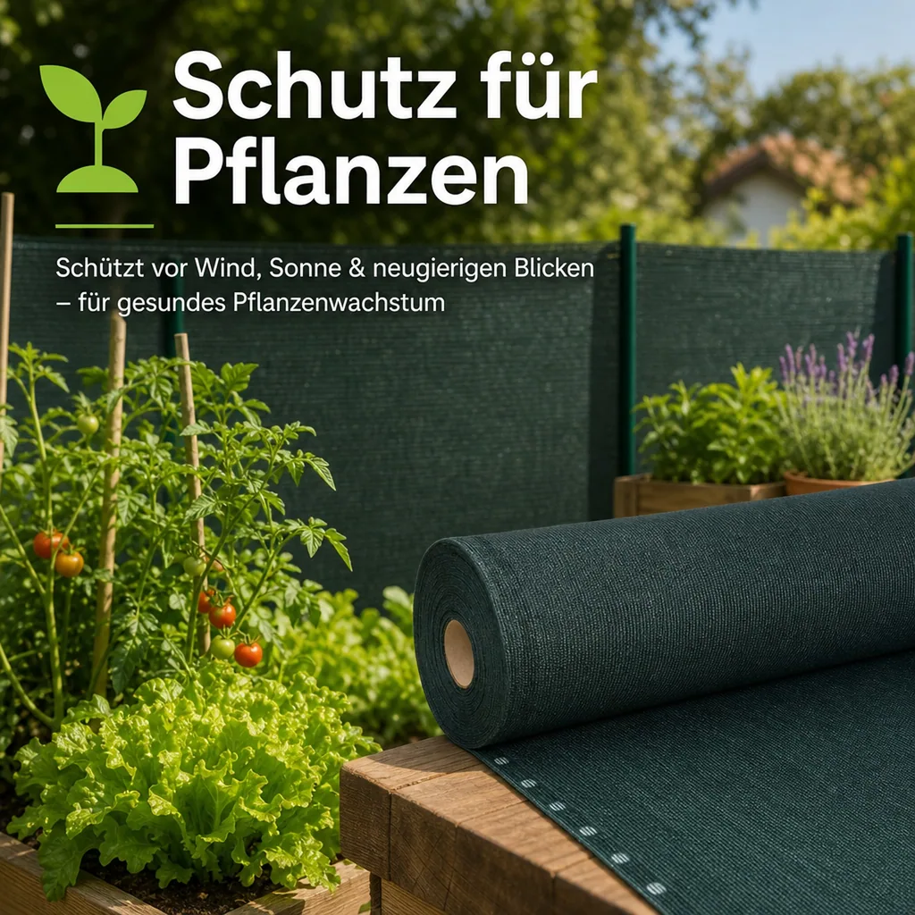 Sichtschutznetz, Windschutznetz, 1m x 5m, Zaunblende