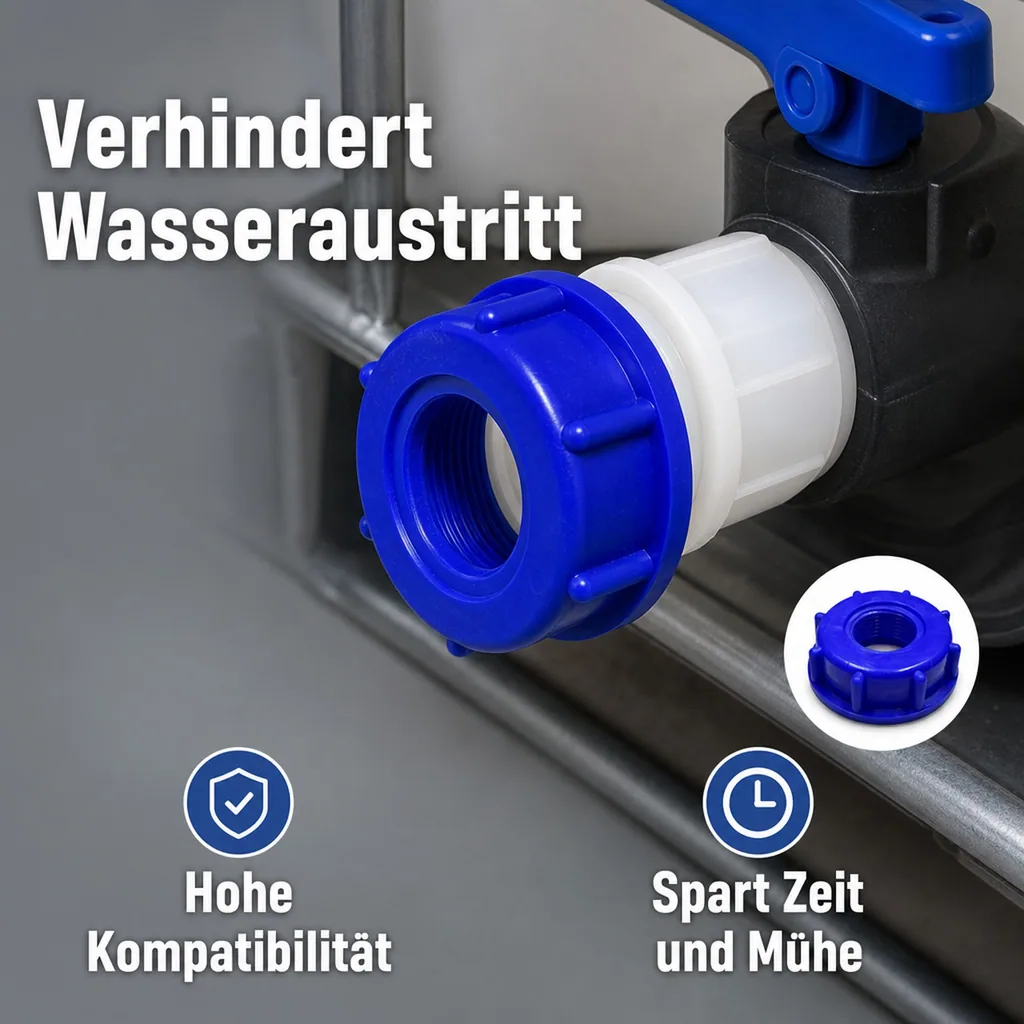 IBC Adapter, IBC Container Adapter, S60 Adapter für IBC Container