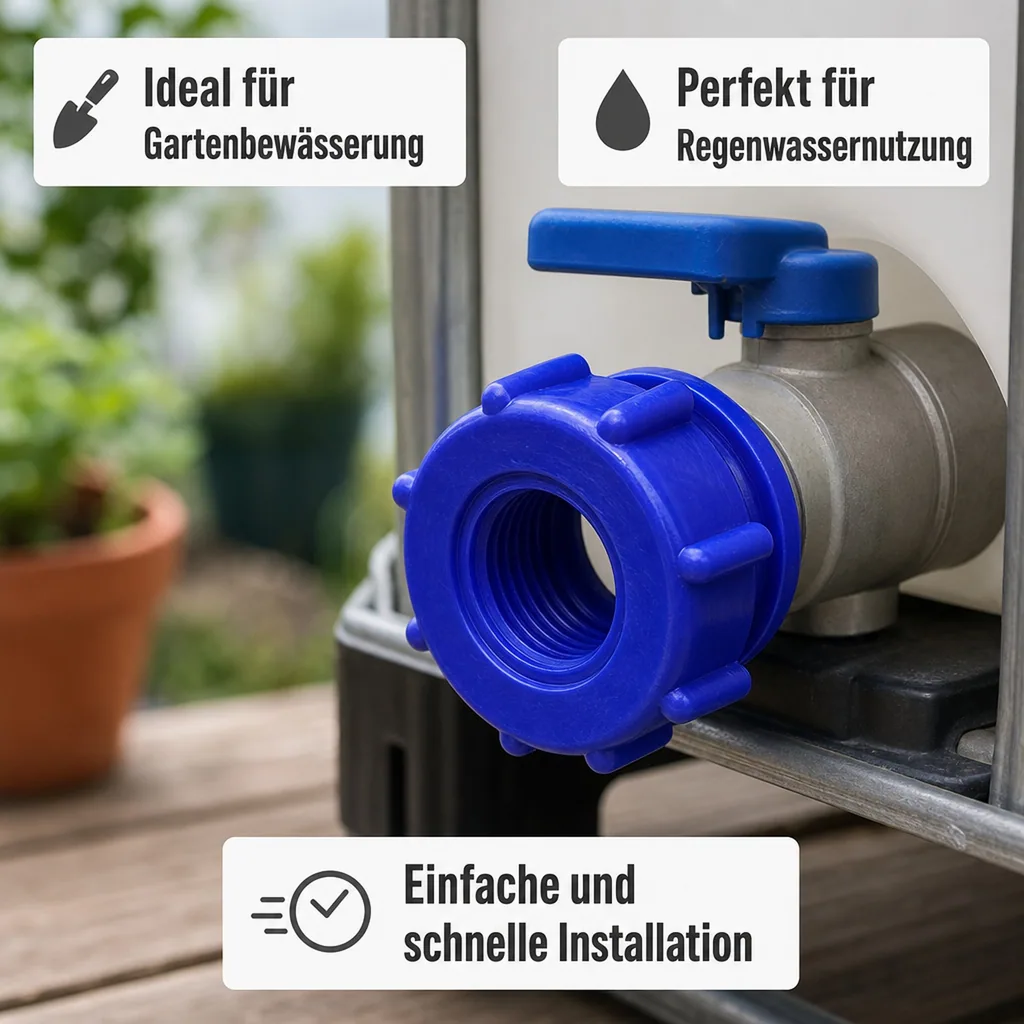 IBC Adapter, IBC Container Adapter, S60 Adapter für IBC Container