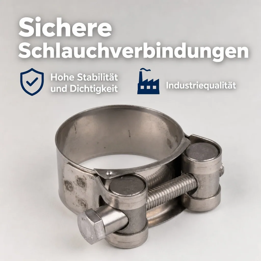 Gelenkbolzenschelle 187-200mm, Spannbackenschelle, W2 Schlauchschelle