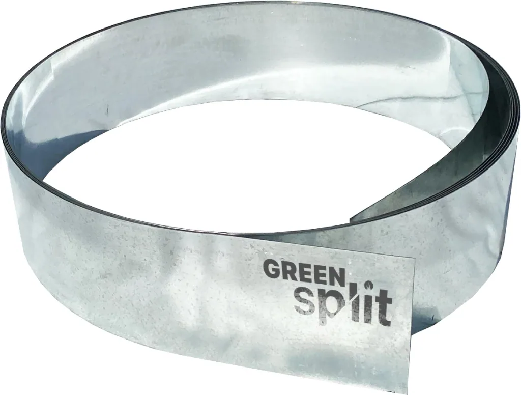 Rasenkantenband Metall Alu/Zink (Länge 10m 15m / Höhe 15cm 20cm 25cm) | Rasenkanten | Beeteinfassung | Beetumrandung | Beetbegrenzungen, Länge-GS: 15 m; Breite: 15 cm