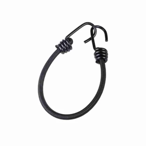Expanderseil mit 2 Haken 10 mm x 60 cm, Gummiseil für Gepäckspanner