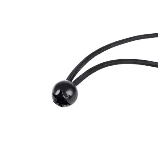 Planenspanner mit Kugel, Expanderschlinge 6 mm x 18 cm, schwarz