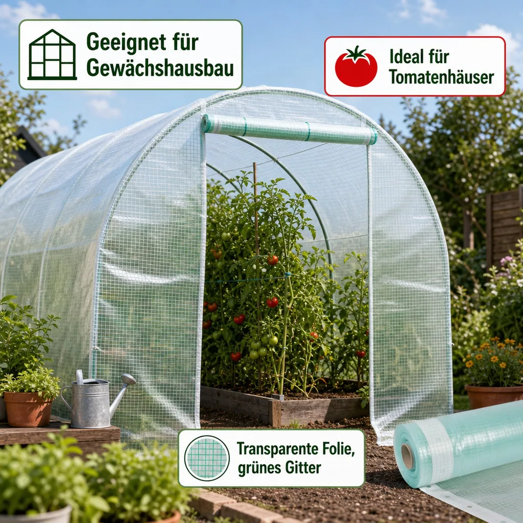 Gitterfolie mit Nagelrand, 3 m Breite x 1 m