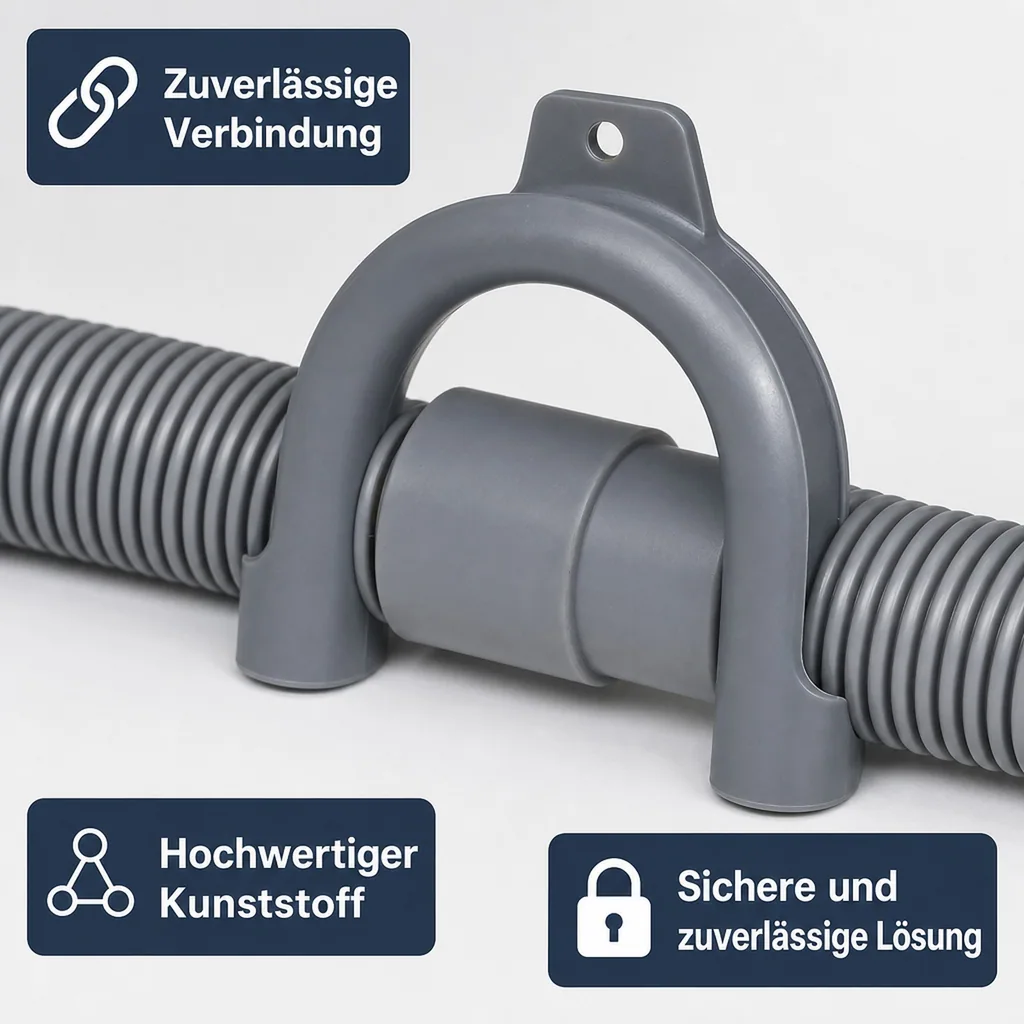 Ablaufschlauch Waschmaschine, Spülmaschine, 3/4 Zoll, 2m