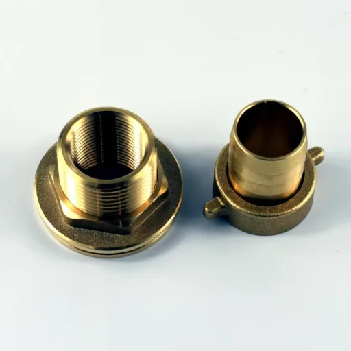 Tankdurchführung, Regentonnen Durchführung 1 Zoll, Messing Schlauchstutzen 25mm
