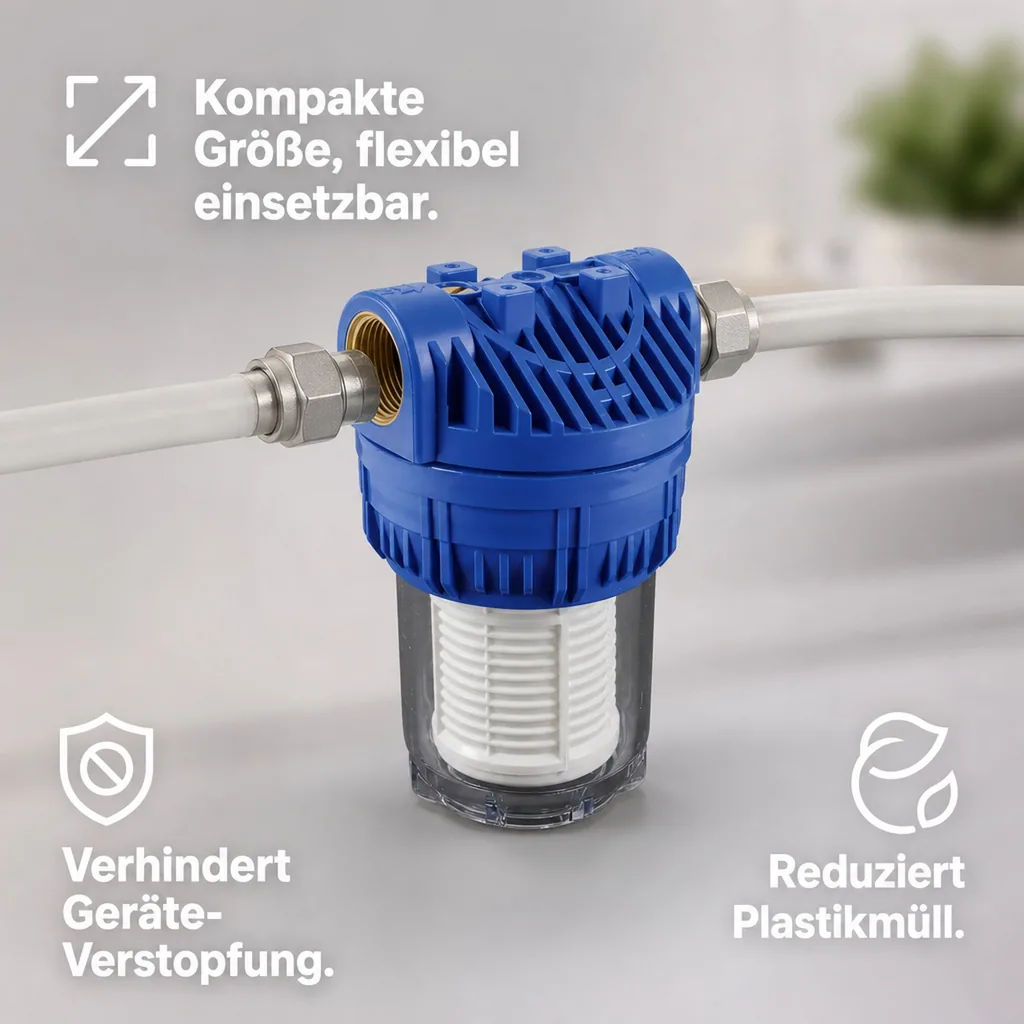Wasserfilter, Trinkwasserfilter 5 Zoll, 1 Zoll Innengewinde, 8 bar, 60 Mikron