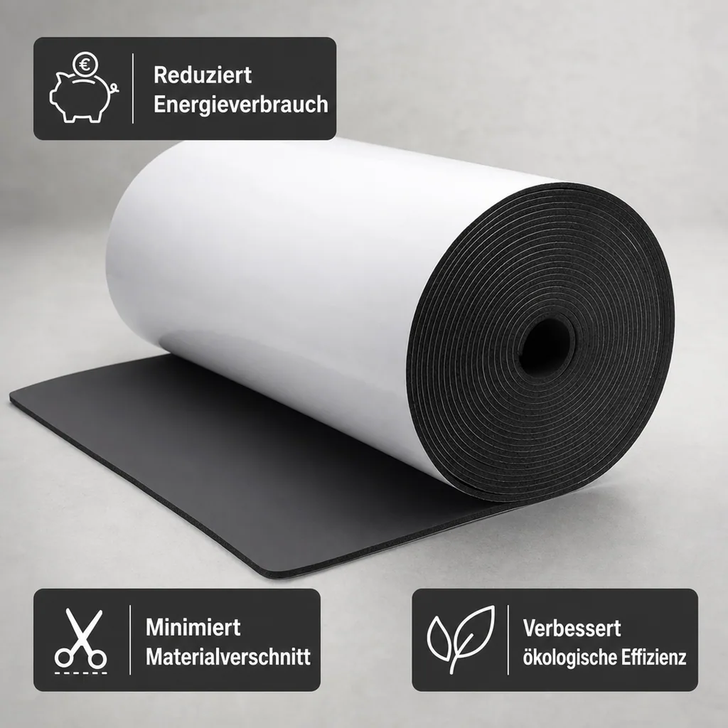Rohrisolierung selbstklebend, Isoliermatte, Dämmmatte - INSUL ROLL XT 19mm