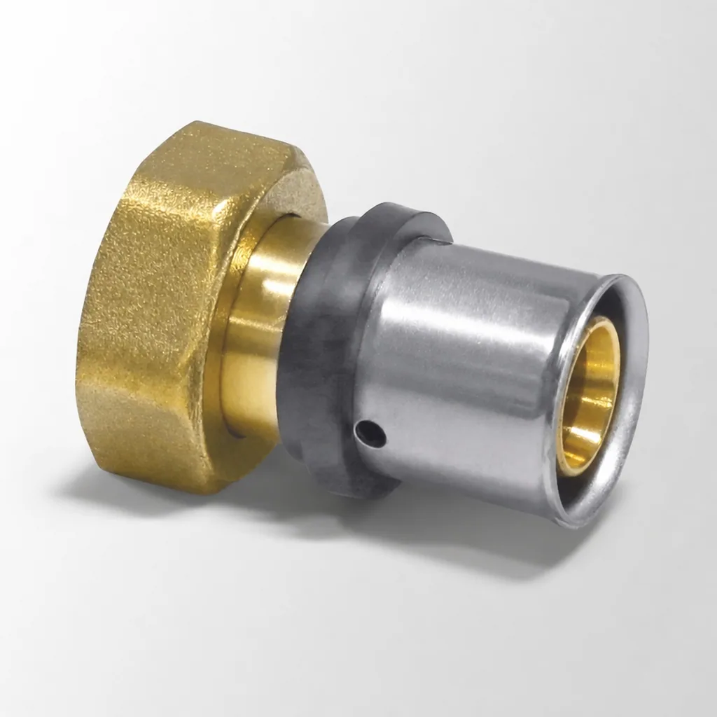 Eurokonus Verschraubung, Pressfitting Übergang 20 x 2 - 3/4 IG, Heizungsrohr Verbinder