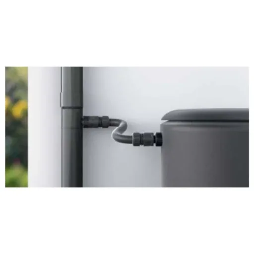 Regensammler 110mm, Regenwasser Fallrohr, braun