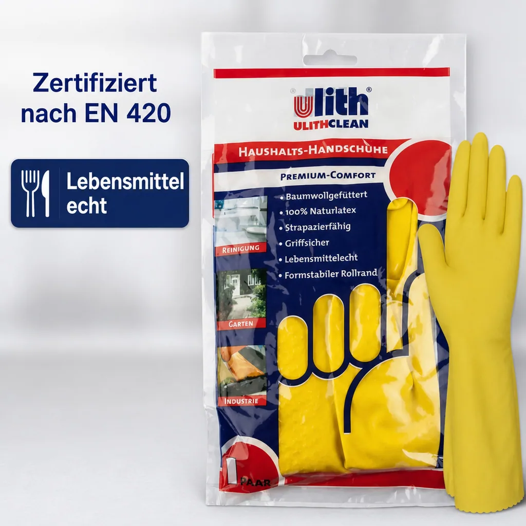 Haushaltshandschuhe Premium-Comfort Größe XL/10 gelb
