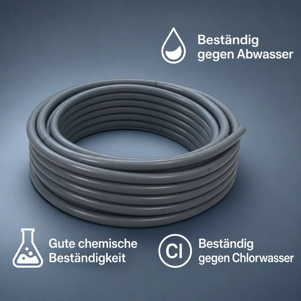 PVC Klebe- Flexschlauch 50 mm Aussendurchmesser