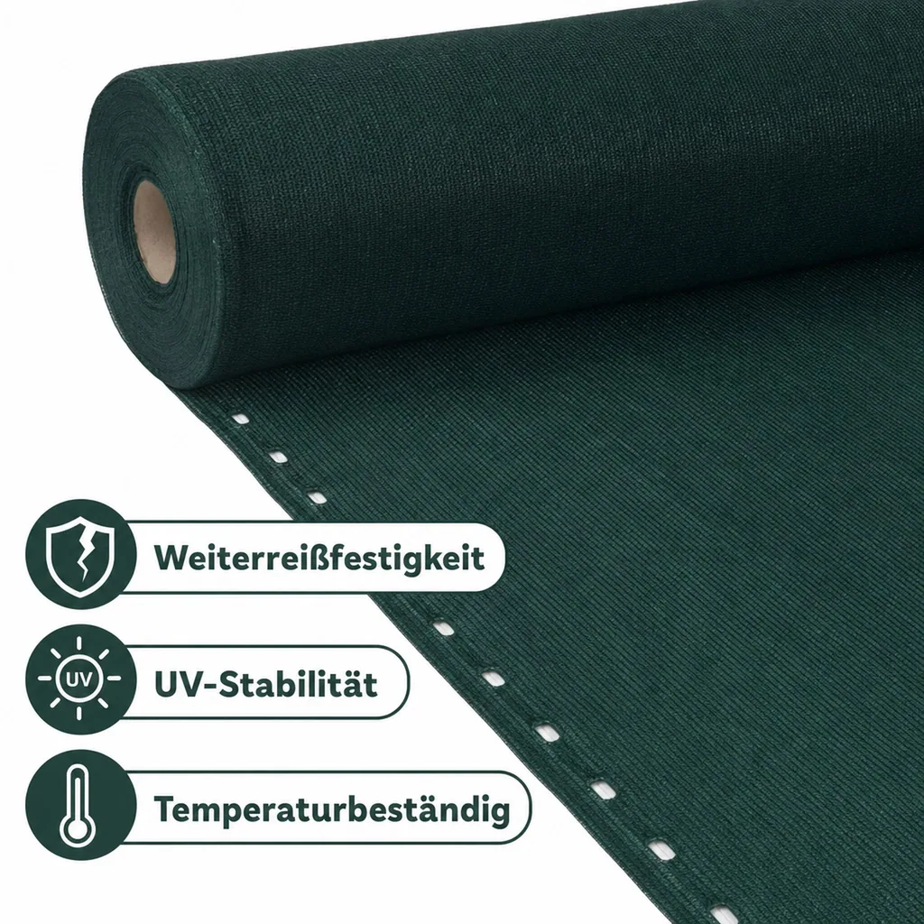 Wind- u. Sichtschutznetz 1,5 m Breite x 7 Meter