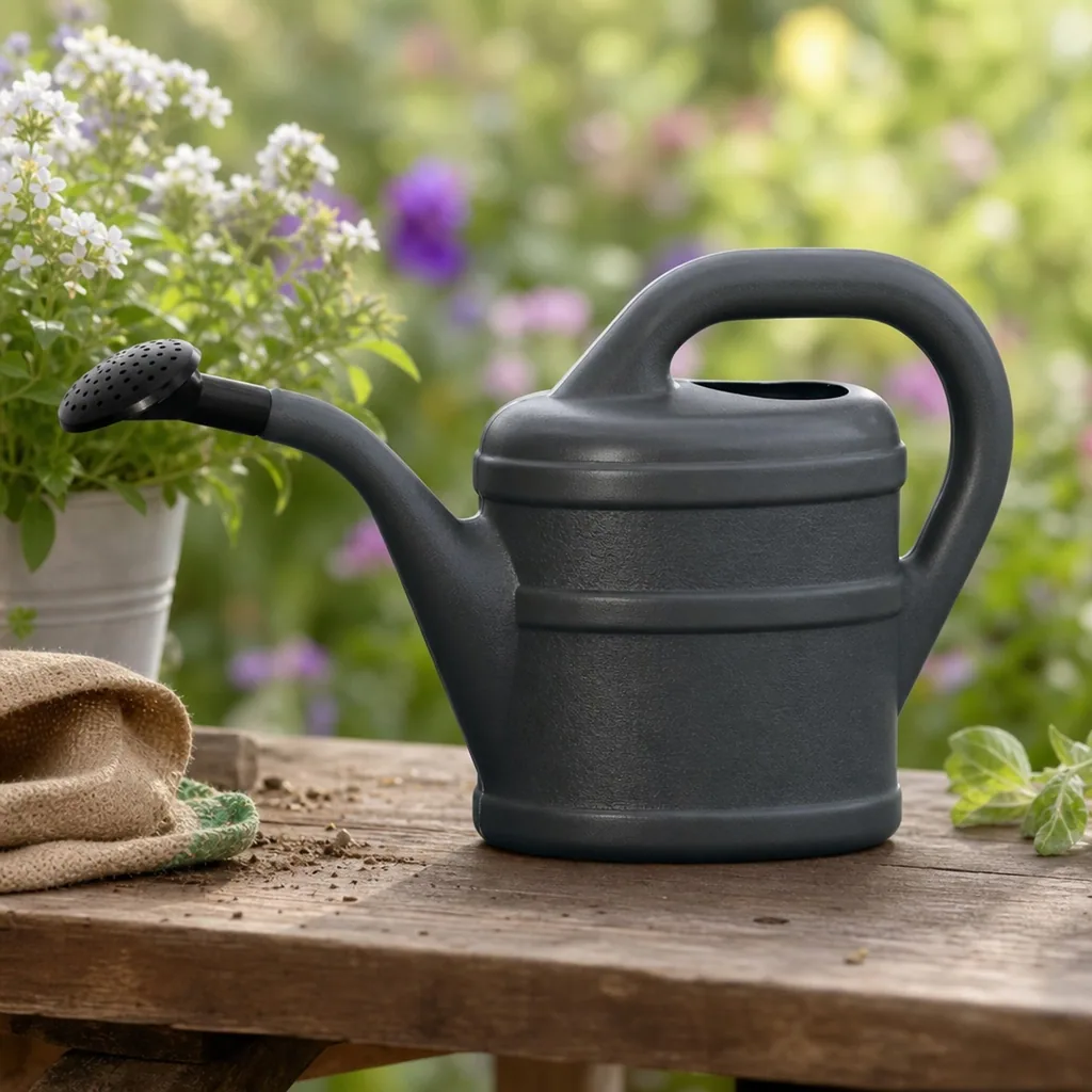 Gießkanne, 2l, Anthrazit, Kunststoff, Blumengießkanne