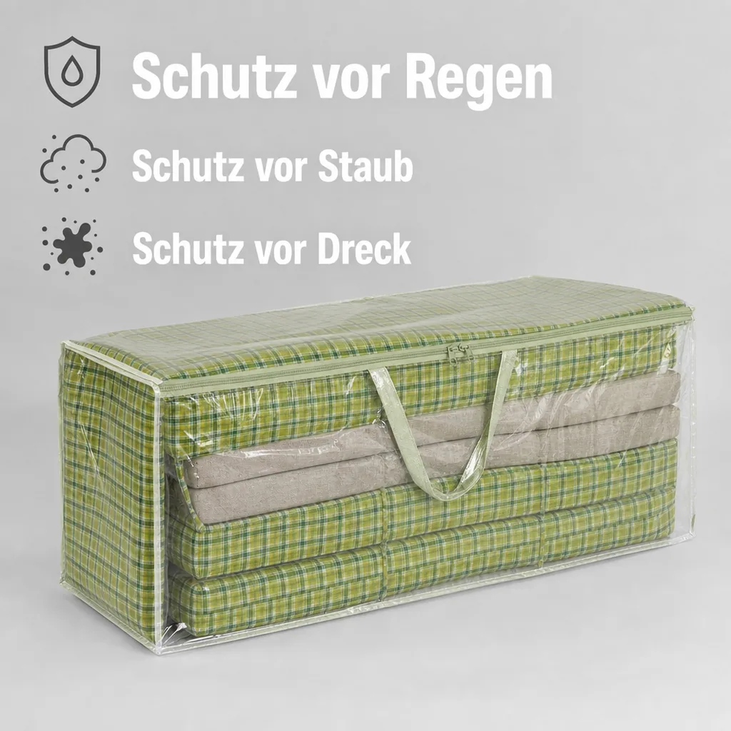 Schutzhülle transparent Tasche Sesselauflagen