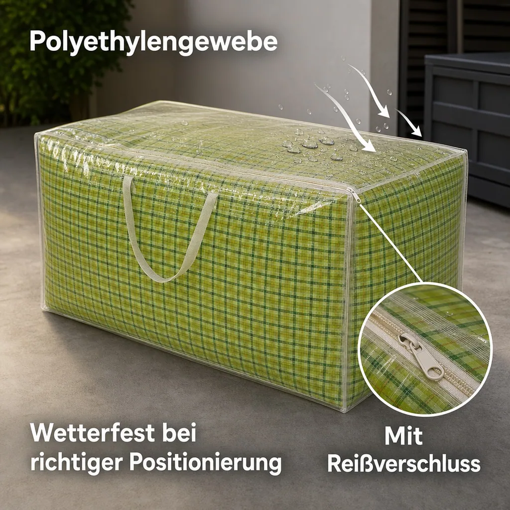 Schutzhülle transparent Tasche Sesselauflagen