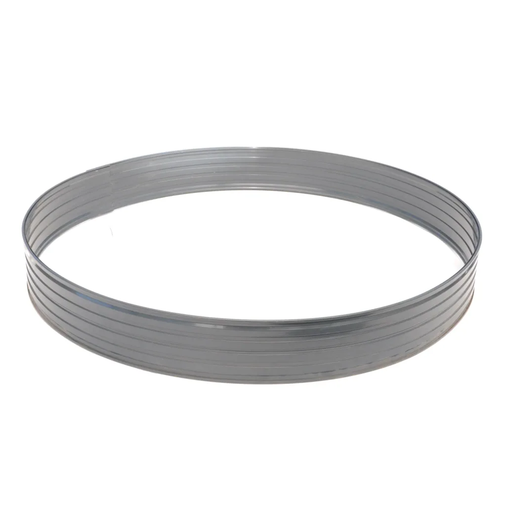 Baumring aus Alu Höhe 100 mm Durchmesser 1.2 m | Baumumrandung | Pflanzringe | Beeteinfassung | Rasenkante rund