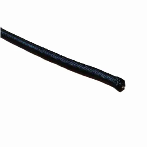 Expanderseil, 6 mm schwarz, 40 Meter, Gummiseil mit PP Ummantelung