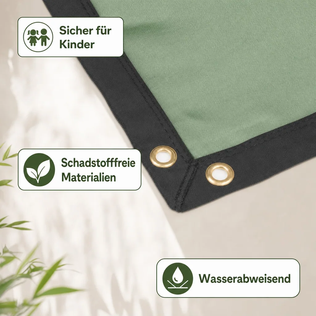 Sandkastenabdeckung, Feinmaschiges Netz, 2,3x2,3m, Inkl. Expanderseil