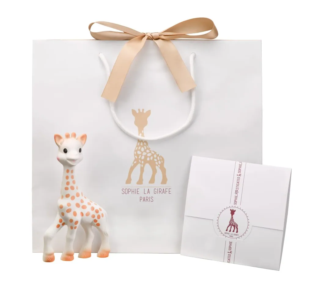 Sophie la girafe Beißring, Ringrassel - Sophiesticated Willkommensgruß Set Nr. 1 / 1 mit 1 Beißring